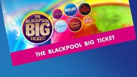 Merlin Blackpool Big Ticket - 6 Attractions, Valid 90 Days - Saving 50% - The Blackpool Tower Eye, The Blackpool Tower Circus, The Blackpool Tower Dungeon, The Blackpool Tower Ballroom,  Madame Tussauds and SeaLife.